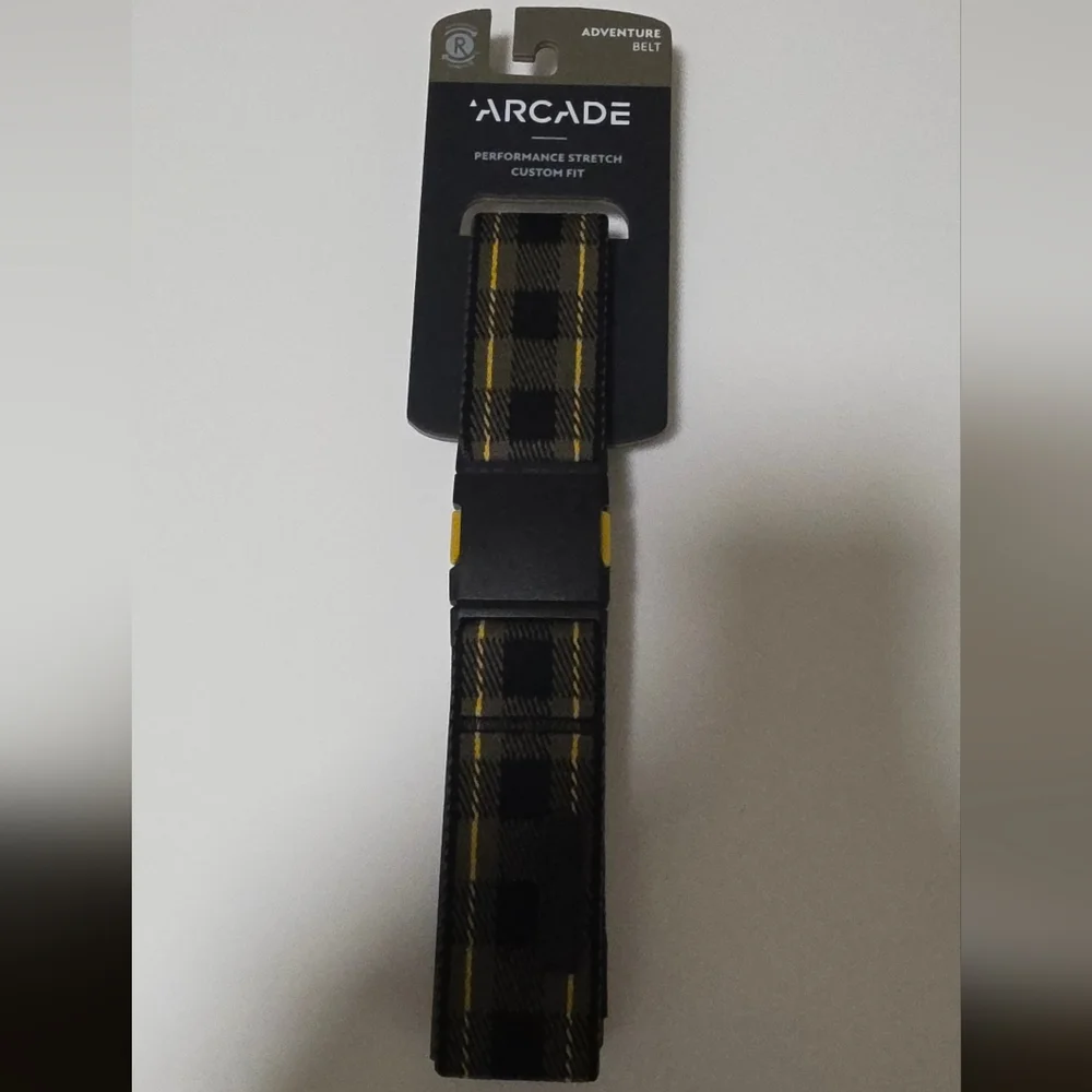 Arcade Plaid Belt
